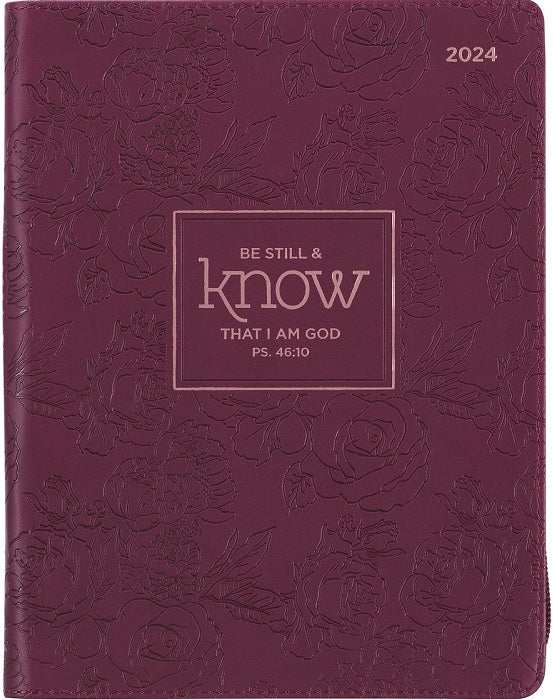2024 18 Month Planner: Be Still & Know