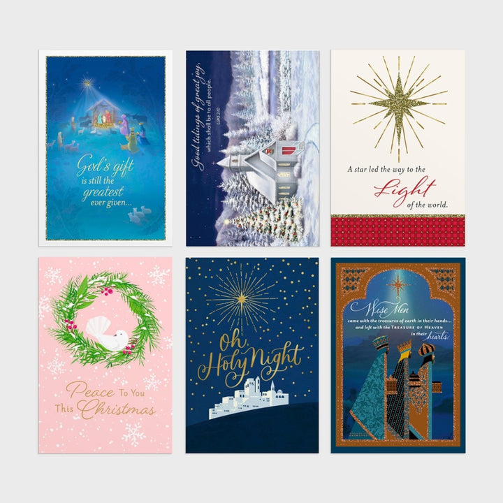 Christmas Cards Value Box: Religious Scenes (Pack of 48) - Re-vived