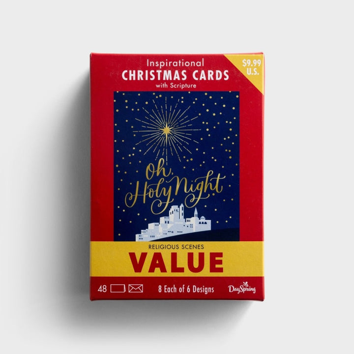 Christmas Cards Value Box: Religious Scenes (Pack of 48) - Re-vived