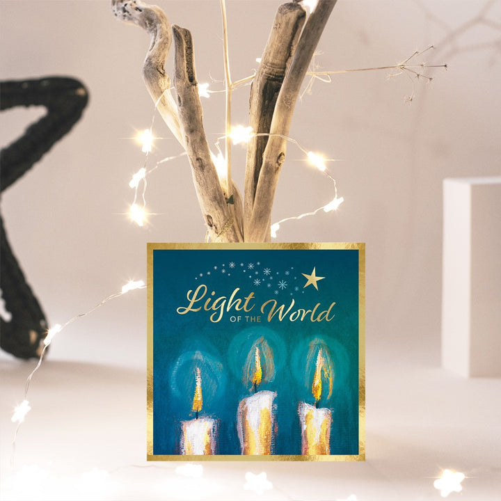 Compassion Charity Christmas Cards: Light Of The World (10pk - Re-vived