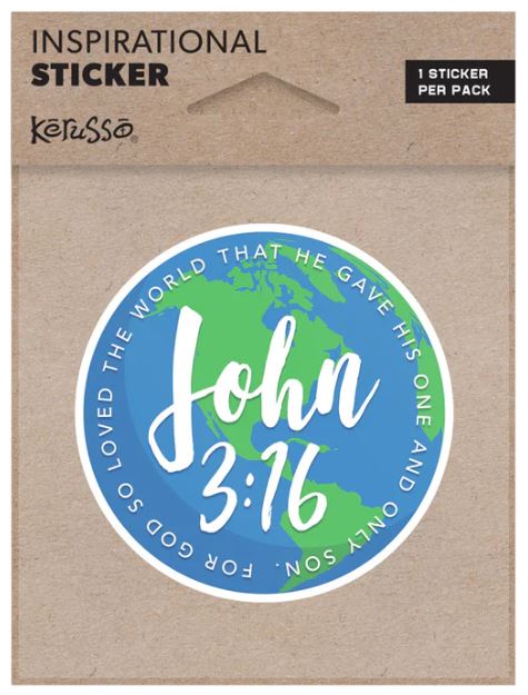 John 3:16 World Sticker