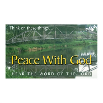 Scripture Leaflet Tracts - Peace With God