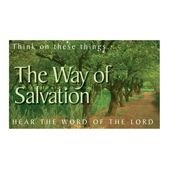Scripture Leaflet Tracts - The Way Of Salvation