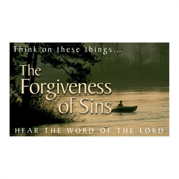 Scripture Leaflet Tracts - The Forgiveness Of Sins