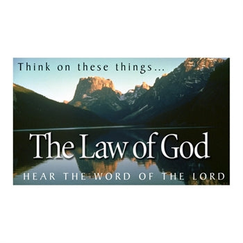 Scripture Leaflet Tracts - The Law Of God