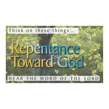 Scripture Leaflet Tracts - Repentance Toward God
