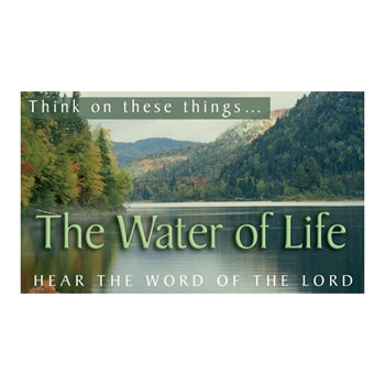 Scripture Leaflet Tracts - The Water Of Life