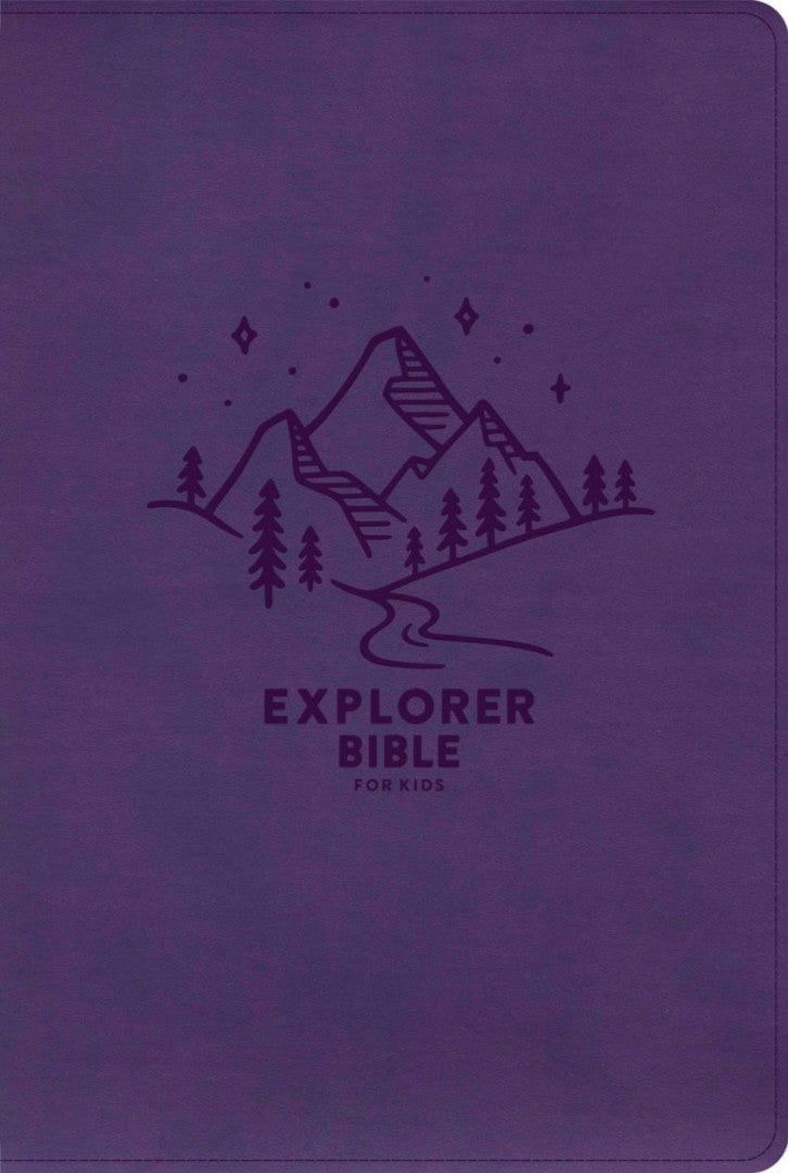 KJV Explorer Bible For Kids, Purple, Leathertouch