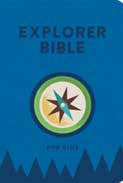 KJV Explorer Bible For Kids, Royal Blue Leathertouch, Indexe