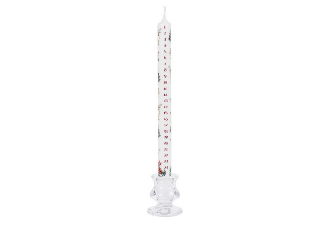 Winter Wildlife Advent Candle
