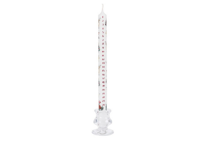 Winter Wildlife Advent Candle