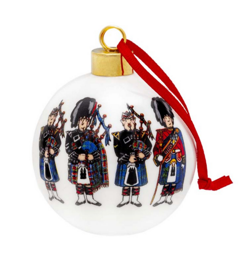 Scottish Pipers Bauble