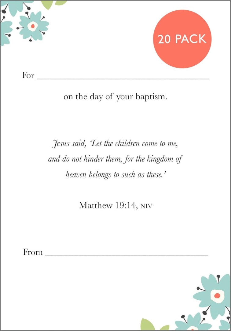 Baptism Card 2024 - Re-vived