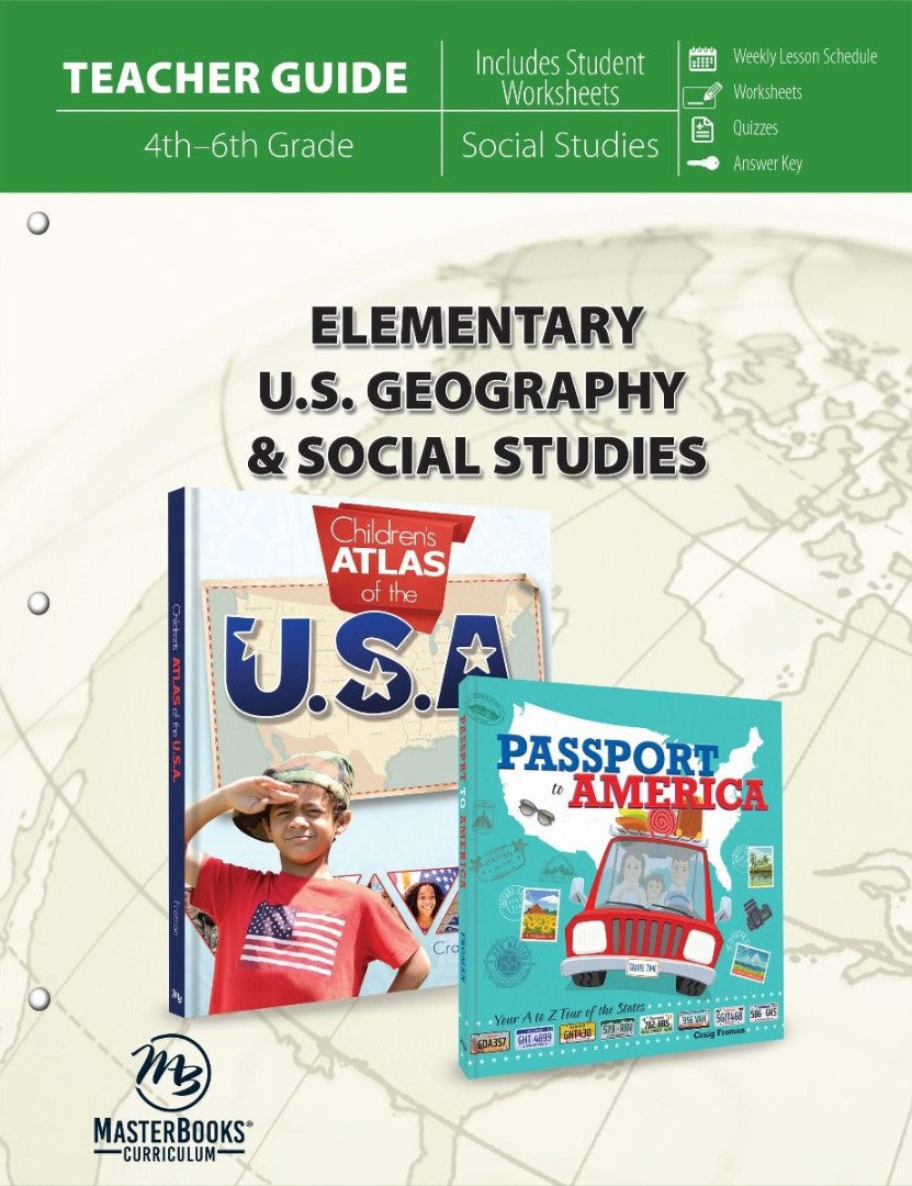 Elementary Guide Elementary Us Geography (Teacher Guide) – Re-vived