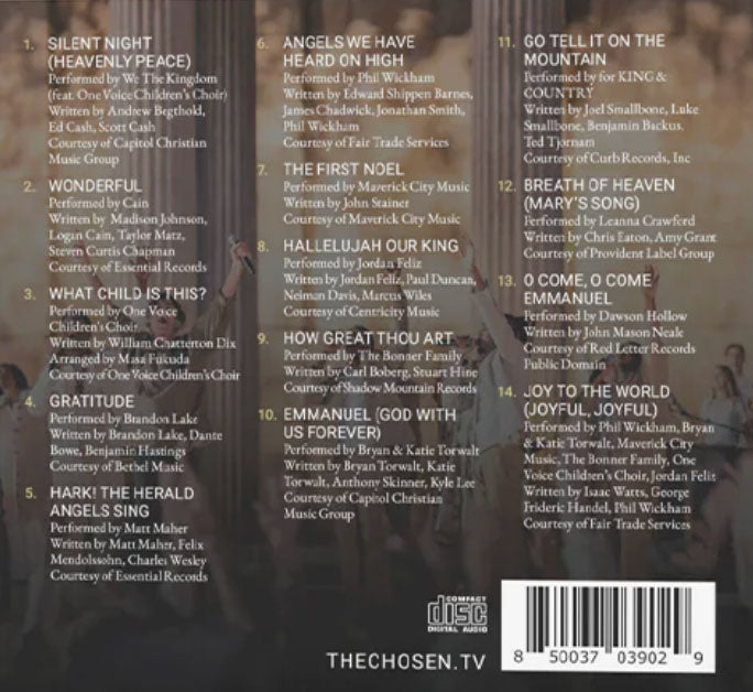 Christmas with The Chosen, Soundtrack CD