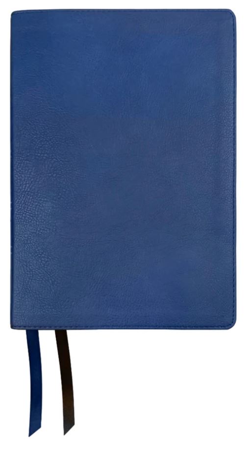 NASB 1995 Side-Column Reference Bible, Blue, Leathertex - Re-vived