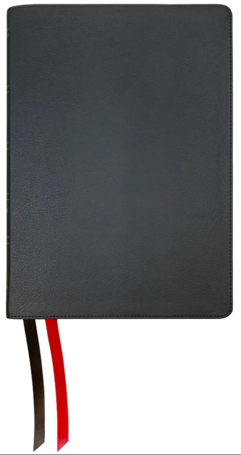 NASB 1995 Side-Column Reference Bible, Black Genuine Leather - Re-vived