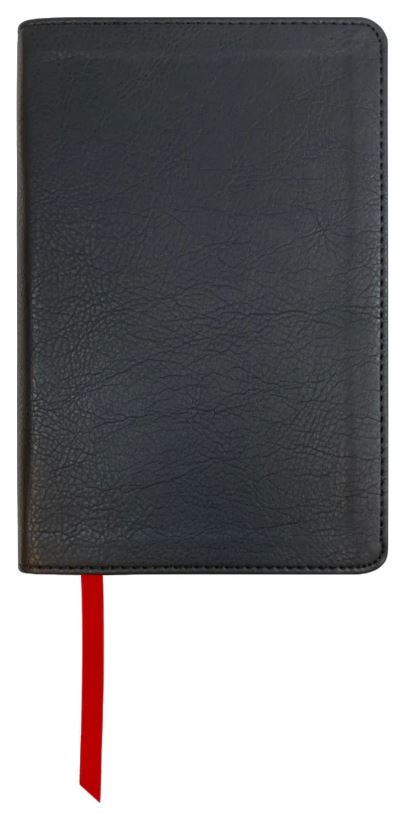 NASB Compact Text Bible, Black, Leathertex - Re-vived