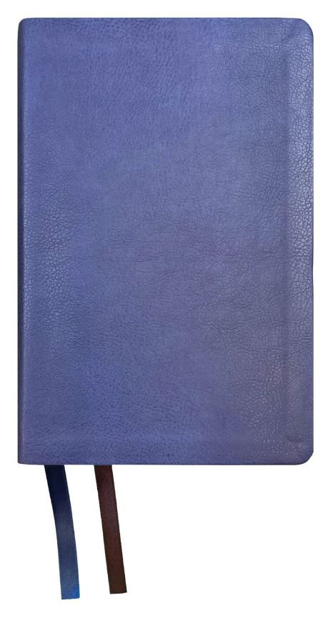 NASB 2020 Reference Bible, Blue, Leathertex - Re-vived