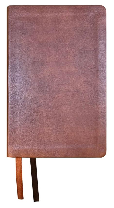 NASB 2020 Reference Bible, Brown, Leathertex - Re-vived
