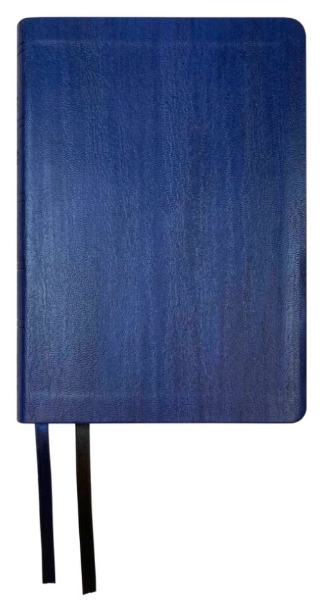 NASB 2020 Large Print Compact Bible, Blue, Leathertex - Re-vived