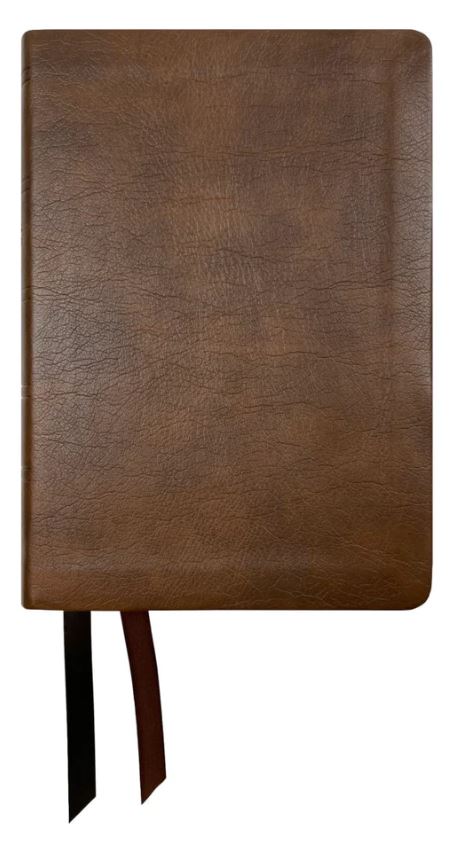 NASB 2020 Large Print Compact Bible, Brown, Leathertex - Re-vived