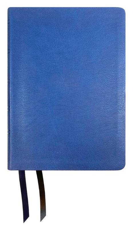 NASB 2020 Wide Margin Reference Bible, Blue, Leathertex - Re-vived
