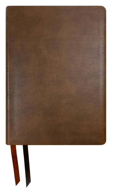 NASB 2020 Wide Margin Reference Bible, Brown, Leathertex - Re-vived