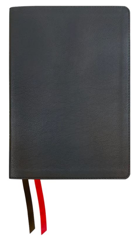 NASB 2020 Side-Column Reference Bible, Black, Leathertex - Re-vived
