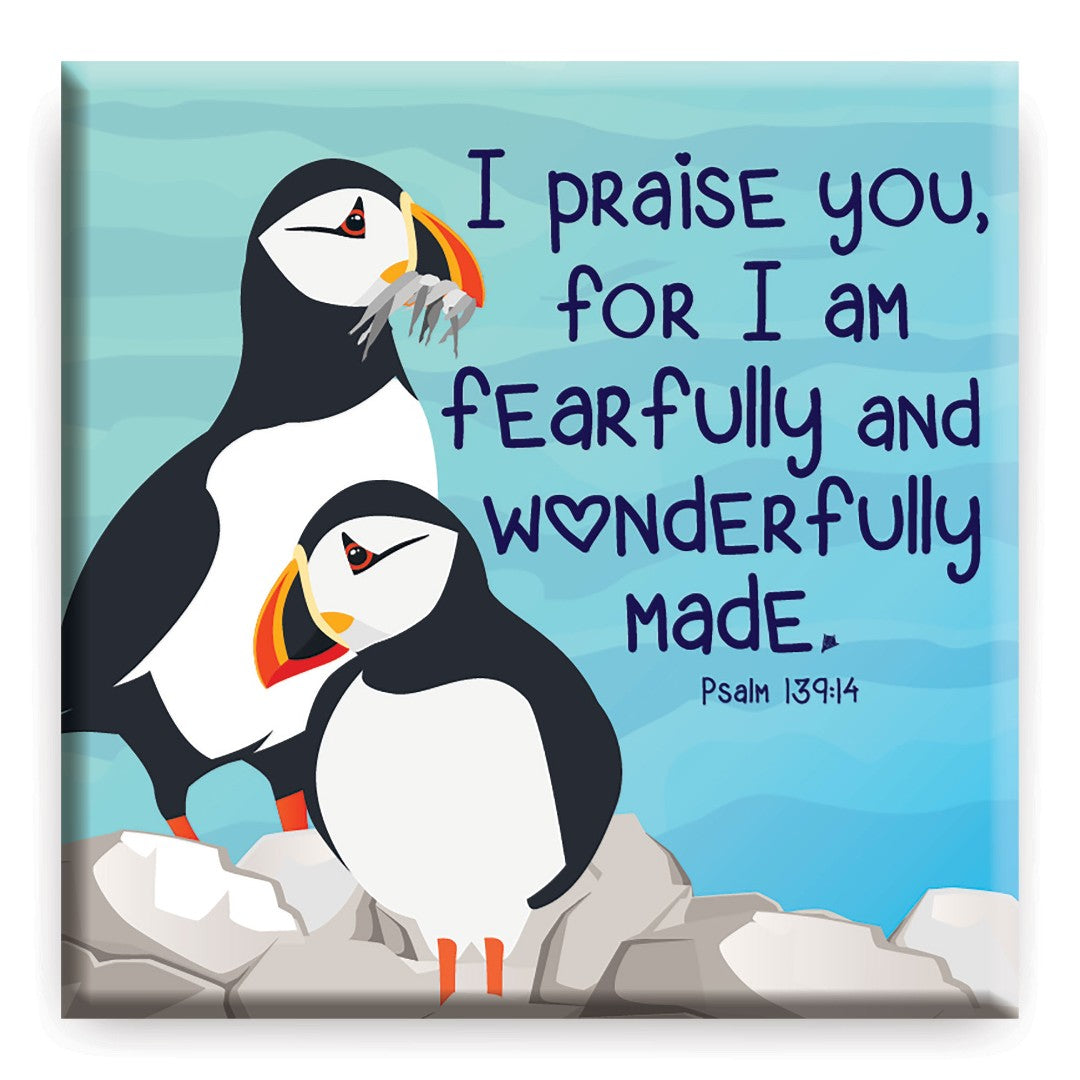 Fearfully & Wonderfully Made Magnet - Re-vived