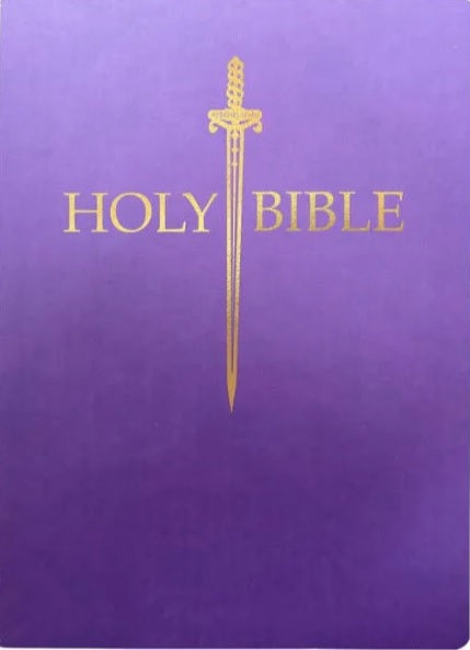 KJV Sword Bible, Large Print, Royal Purple Ultrasoft - Re-vived