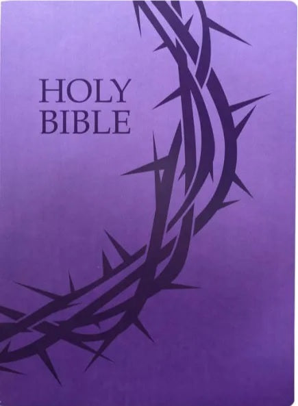 KJV Holy Bible, Crown Of Thorns Design, Large Print - Re-vived