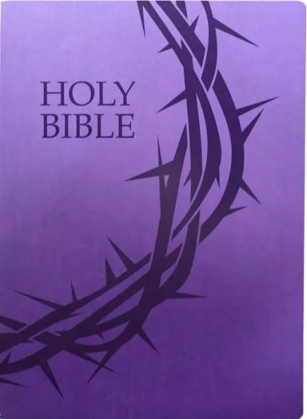 KJV Holy Bible, Crown Of Thorns Design, Large Print