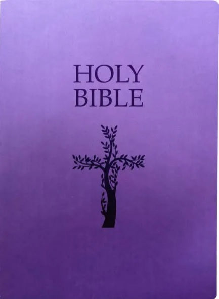 KJV Holy Bible, Cross Design, Large Print - Re-vived