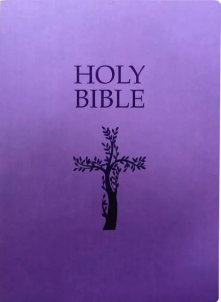 KJV Holy Bible, Cross Design, Large Print