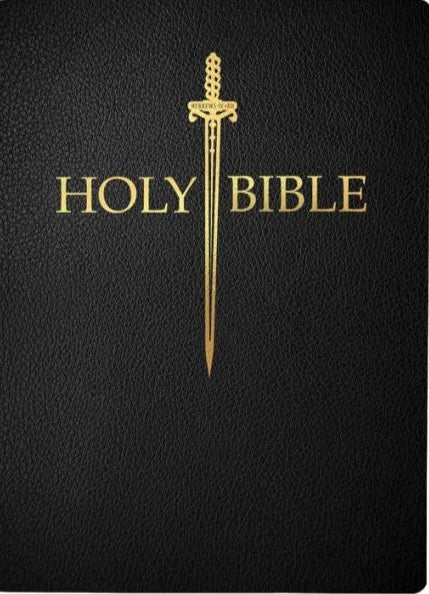 KJV Sword Bible, Large Print, Black Bonded Leather