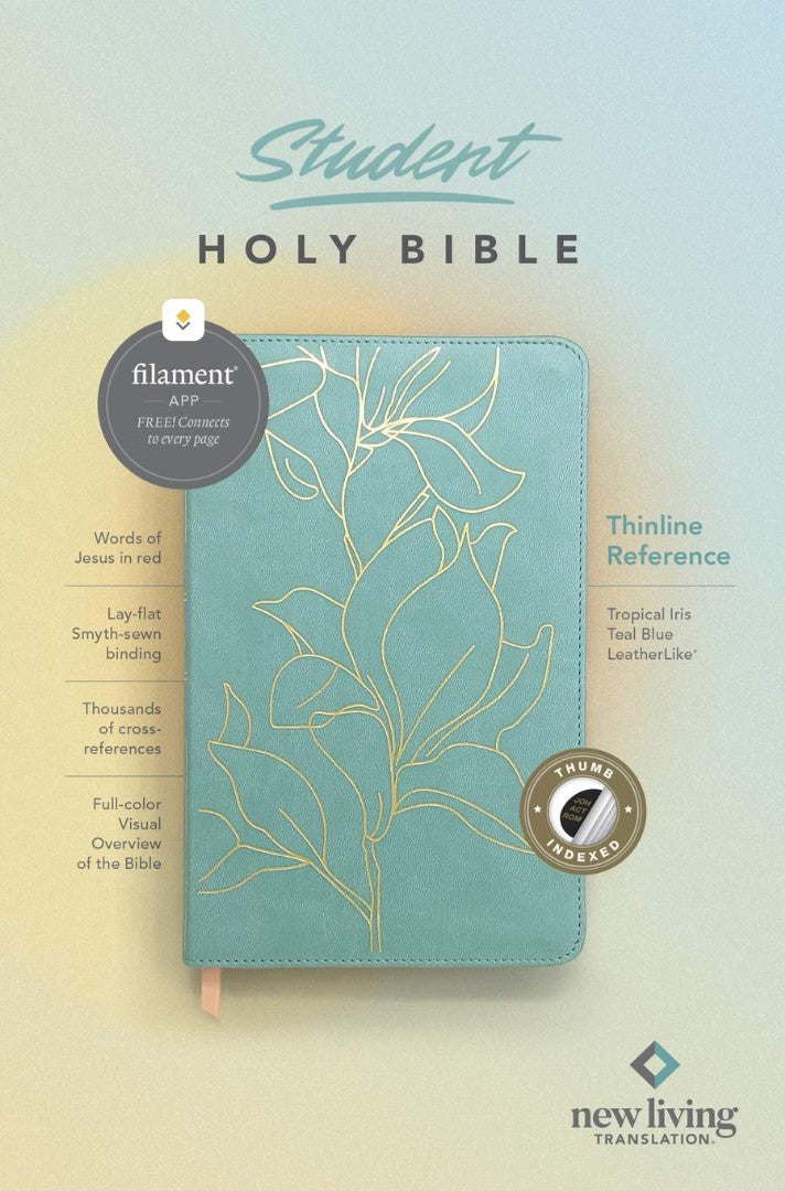 NLT Student Bible, Thinline Reference, Filament-Enabled - Re-vived