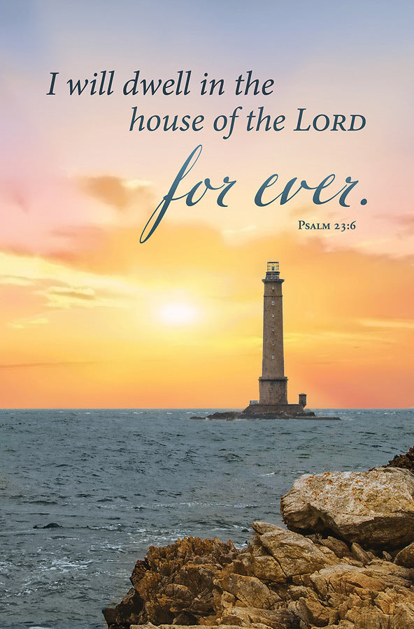 I Will Dwell In The House... Bulletin (100 Pk) - Re-vived