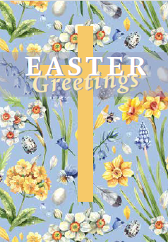 Compassion Charity Easter Cards: Wildflowers Cross (5 pack) - Re-vived