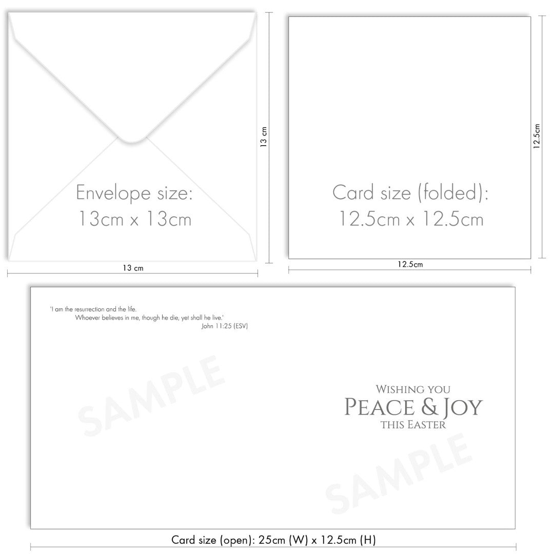 I Am The Resurrection Easter Cards (Pack of 5) - Re-vived