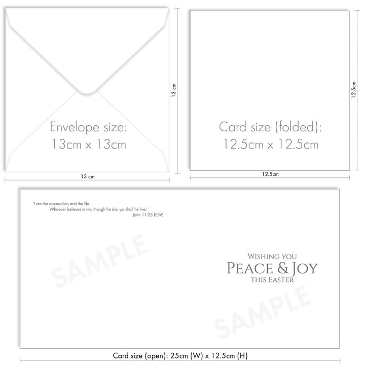 I Am The Resurrection Easter Cards (Pack of 5) - Re-vived