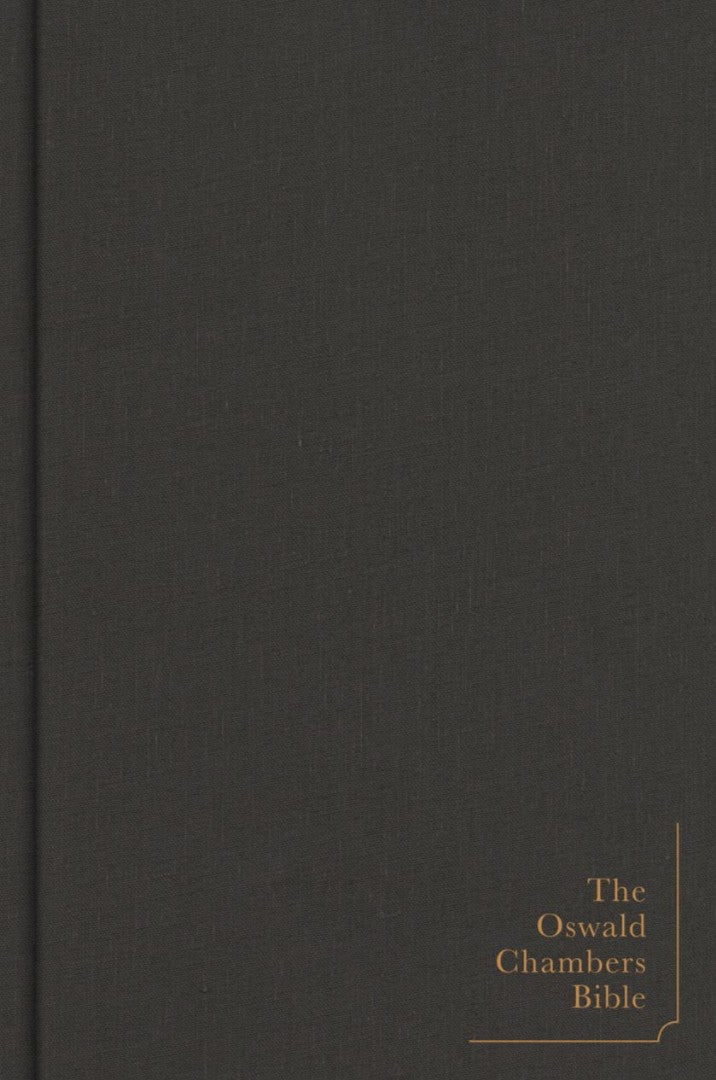 CSB Oswald Chambers Bible, Cloth Over Board