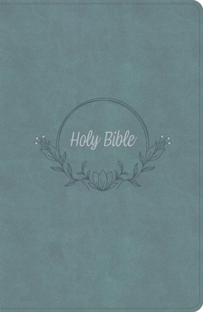 KJV Large Print Personal Size Reference Bible, Earthen Teal