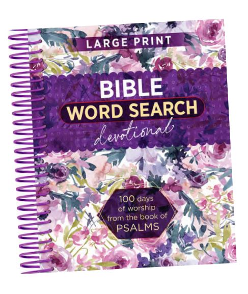 Bible Word Search Devotional (Large Print) - Re-vived