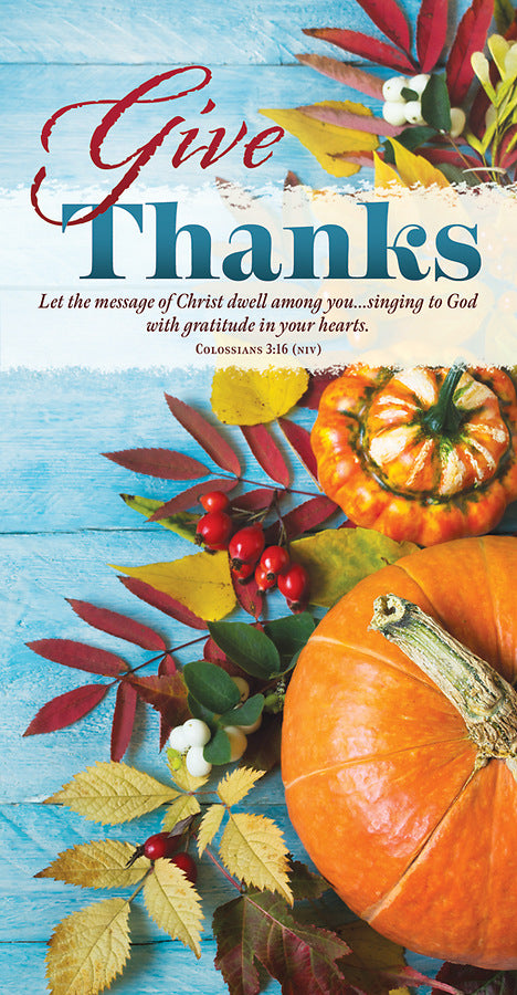 Give Thanks Offering Env - Thanksgiving (Pack Of 100)