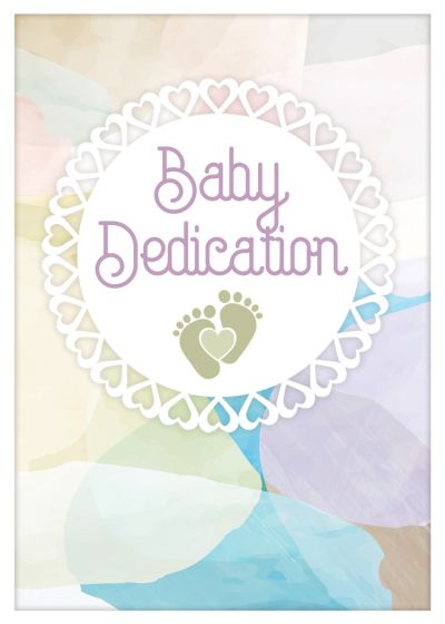 Baby Dedication Certificates - 5 X 7 (Pack of 6)
