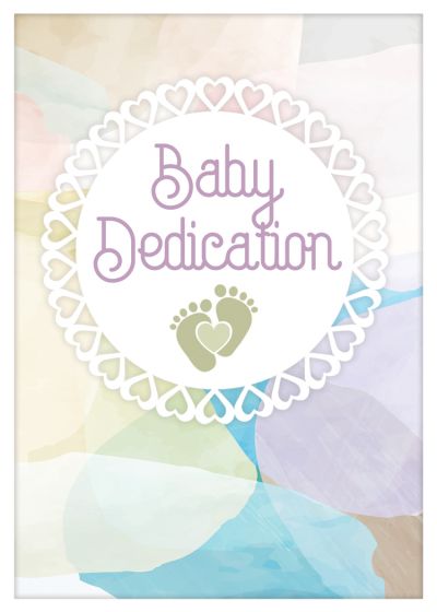 Baby Dedication Certificates - 5 X 7 (Pack of 6)