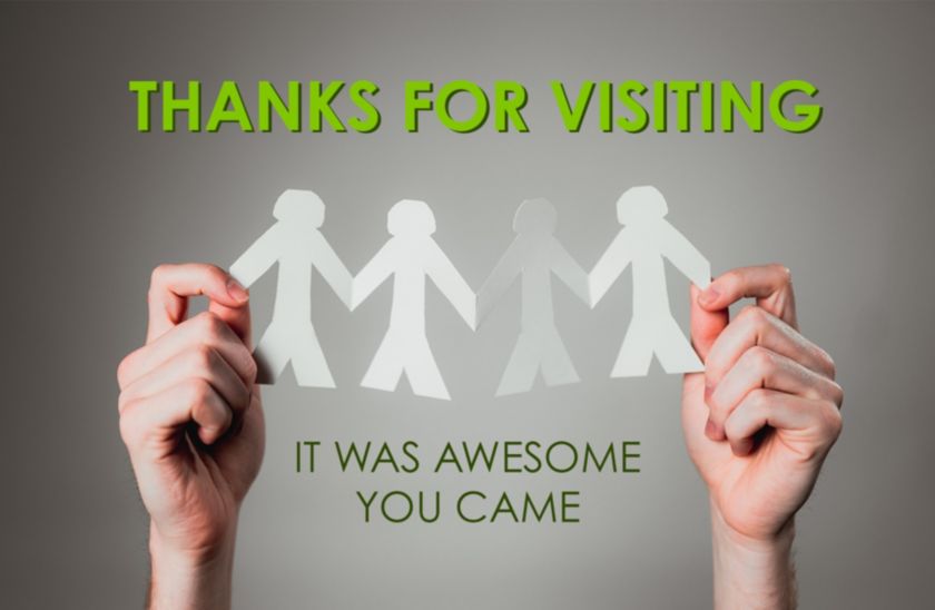 Outreach Postcard: Thanks For Visiting (Package Of 25) - Re-vived
