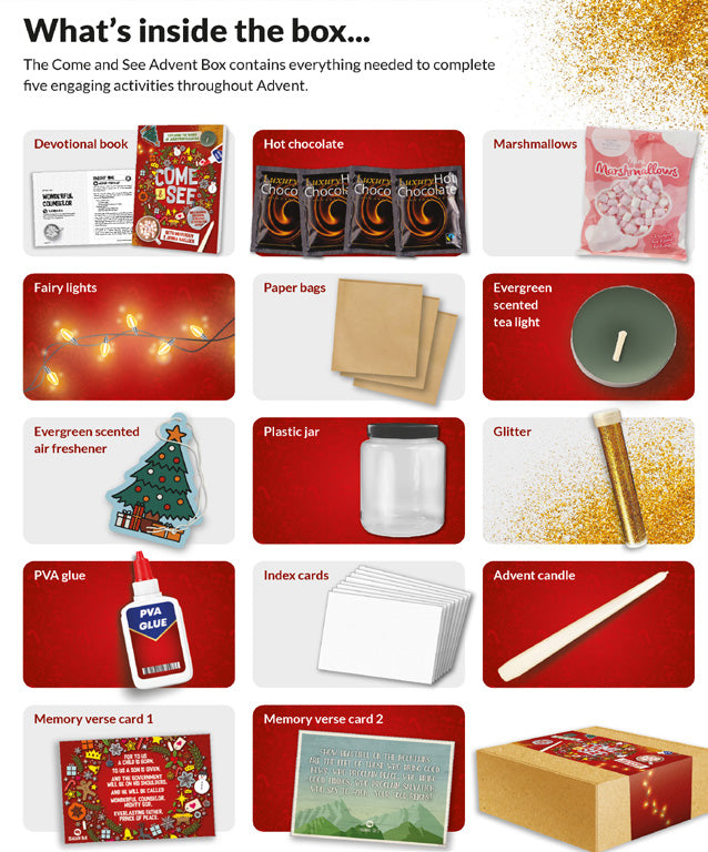 Come and See: Family Advent Devotional Box
