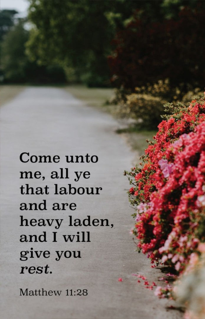 General Worship Bulletin: All Ye That Labour (100 Pack) - Re-vived